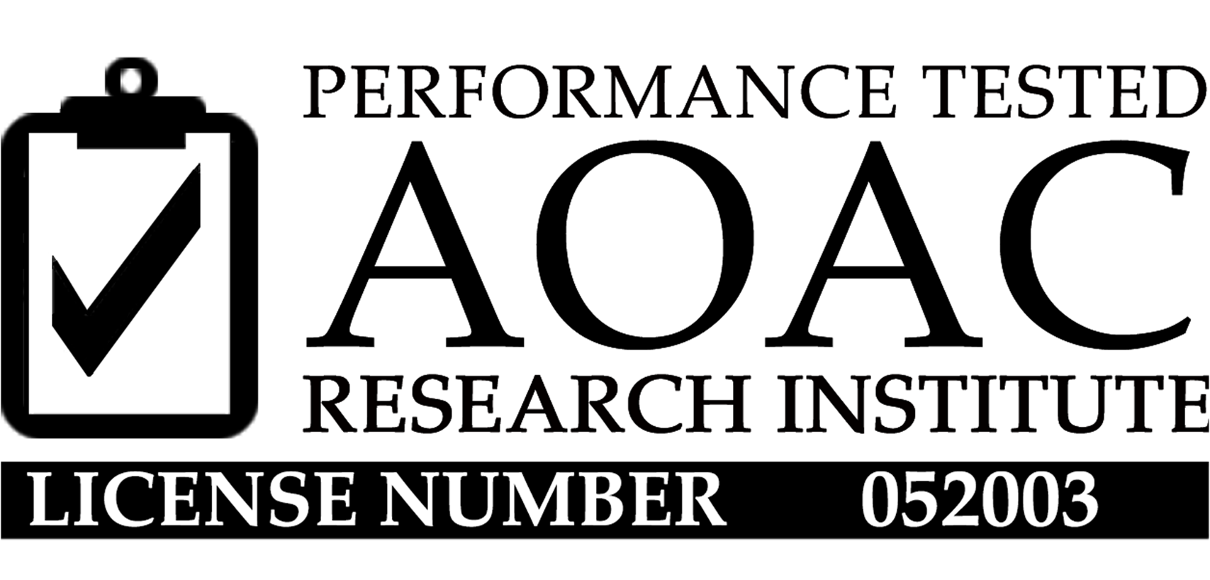 Performance Tested AOAC Research Institute, License Number 052003, Listeria Assay