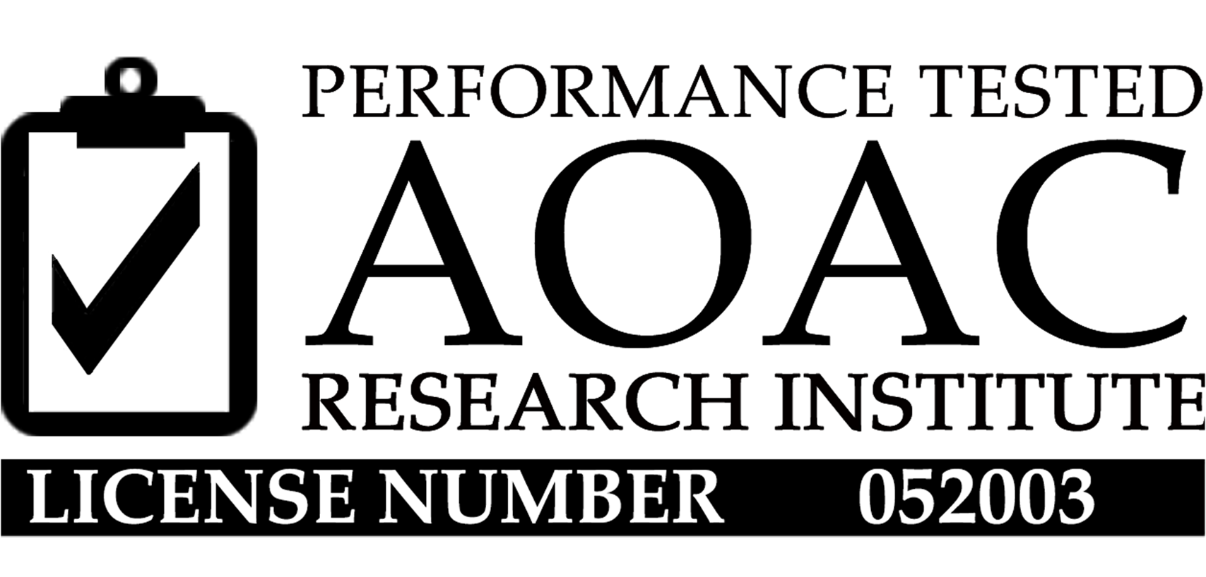 Performance Tested AOAC Research Institute, License Number 052003, Listeria Assay Performance Tested AOAC Research Institute, License Number 052003, Listeria Assay